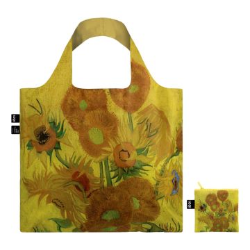 Loqi Foldable Shopper "Sunflowers, Van Gogh"