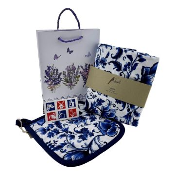 Cadeauset Keuken – Delfts Blauw Bloemen & Lavendel