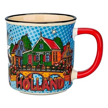 Beker 'City Vibes' Holland klein - in cadeaudoosje