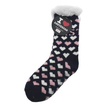 Comfort Sokken "Love Amsterdam Roze"