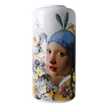 Cylinder vase Girl with a pearl earring, 31 cm