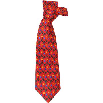 Stropdas tulp kleur, rood