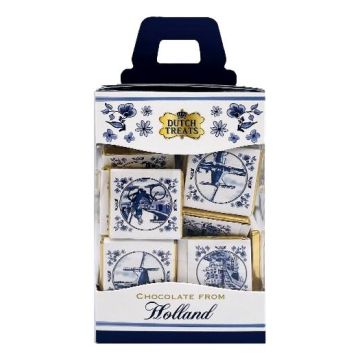Geschenkdoos Chocoladetabletjes Delfts Blauw (250g)