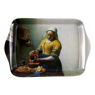 Servingtray with the Milkmaid by Vermeer