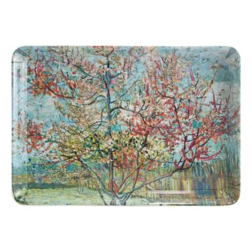 Dienblad Van Gogh - Roze Perzikbomen