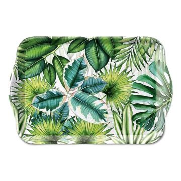 Dienblad "Tropical Leaves", 13x21 cm, klein