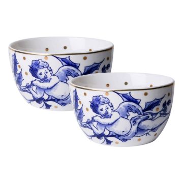 Christmas Angel Dip Bowl - Set of 2 - Porcelain - 150 ml