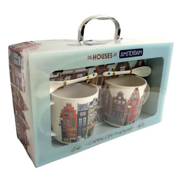 Geschenkset "Amsterdam Grachtenhuizen"