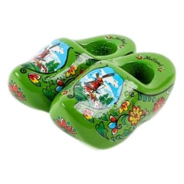 Clog Magnet Green, Double 5 cm