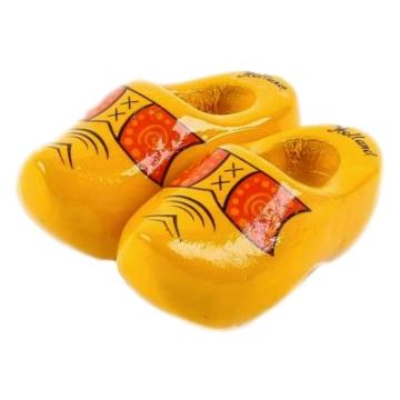  Fridge Magnet 2 clogs farmers  yellow