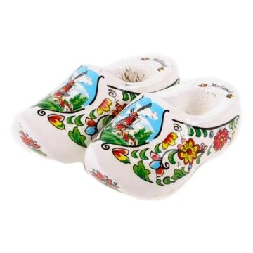 Clog Magnet White, Double 5 cm