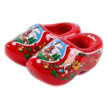 Clog Magnet Red, Double 5 cm