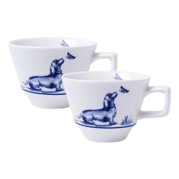 Espresso Kopjes Teckel (set van 2)