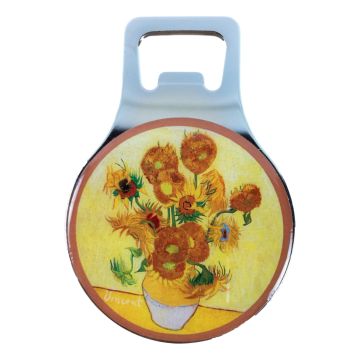 Flesopener "Zonnebloemen" - Van Gogh