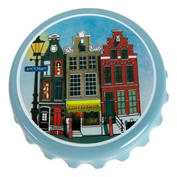Bottle opener / Fridge magnet "Canal Houses"