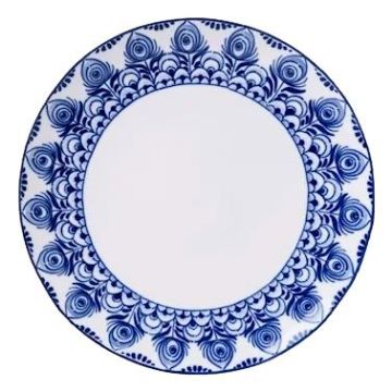 Gebaksbordje Paauw Blauw 
