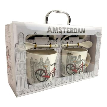 Geschenkset "Amsterdam Fietsstad"