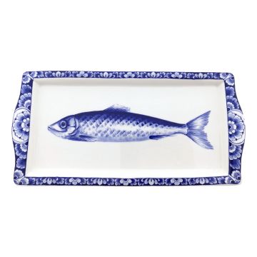 Haringschaal , Delfts Blauw, Keramiek, 29 cm