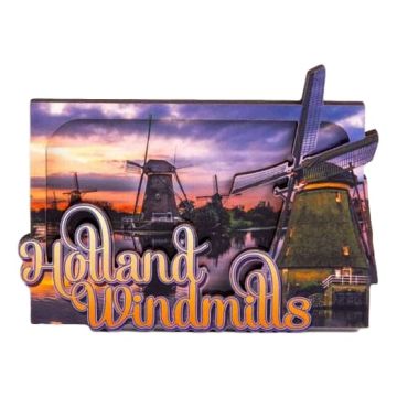 Koelkastmagneet "Holland windmills"
