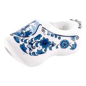Houten sjaalklomp, Delfts Blauw