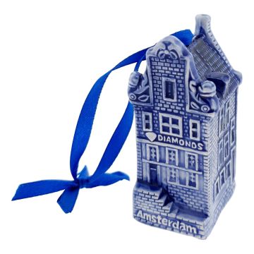 Hanger grachtenhuisje met lintje