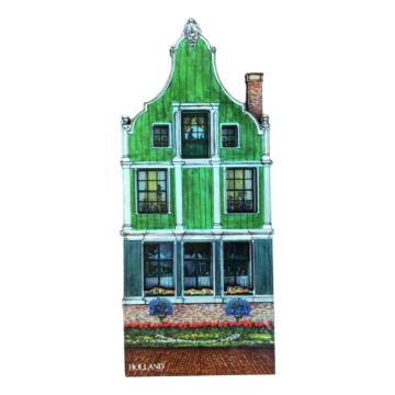Koelkast magneet Zaans Huisje "Huisje zonder deur"