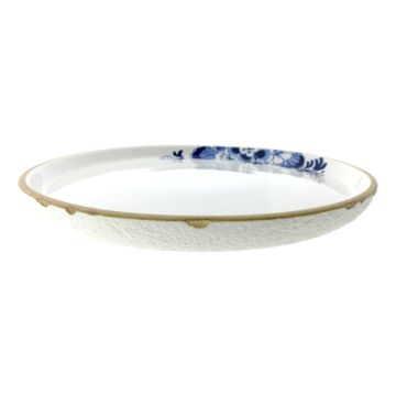 Blauw Bloesem Diner bord, 28 cm