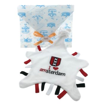 Knuffeldoekje / tutdoekje - Amsterdam in cadeauverpakking