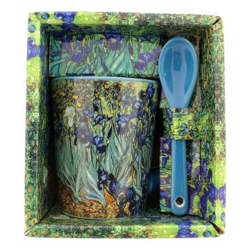Espressokopje "Irissen"  Cadeauverpakking 75ml - Van Gogh