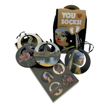 Cadeau set kerstornamenten "Vermeer"