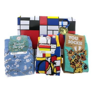 Cadeauset Heren Sokkenset "Museum" 