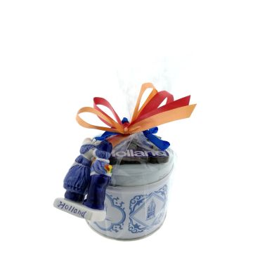 Stroopwafels Kussend Paar