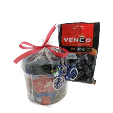 Holland Bicycle Tin with NL Drop in Gift packaging