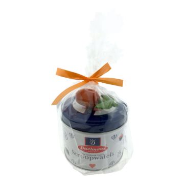 Stroopwafels met Oranje Tulp Magneet "Holland"