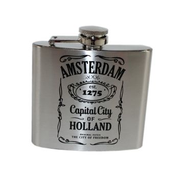 Heupfles Amsterdam - Est 1275, 150 ml