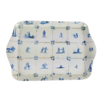 Dienblad oudhollandse tegeltjes, klein
