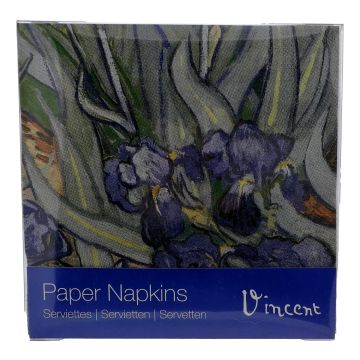 Luxe servetten "Irissen" door Vincent van Gogh