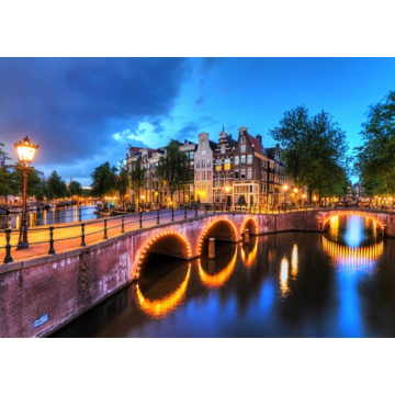 3D Ansichtkaart Amsterdam Keizersgracht/Leidsegracht