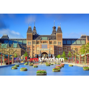 3D Ansichtkaart Rijksmuseum, I Love Amsterdam