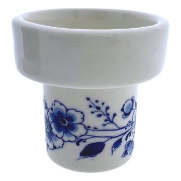 Flower Tealight Holder - Delft Blue - 6 cm