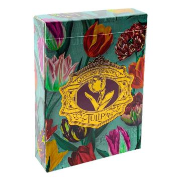 Speelkaarten "Pretty Tulips Groen"