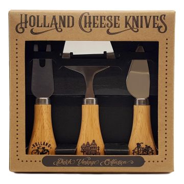 Cheese knives set "Wood"
