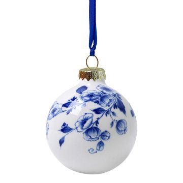 Christmas ball Flowers, 7 cm