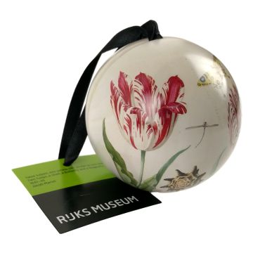Kerstbal "Tulpen met insekten" door Jacob Marrel