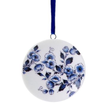 Christmas ornament Flowers, 6 cm