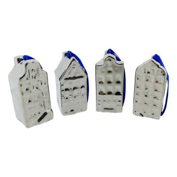 Christmas pendants Silver Houses Mini