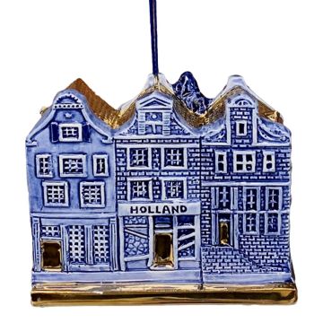 Christmas ornament Three Houses