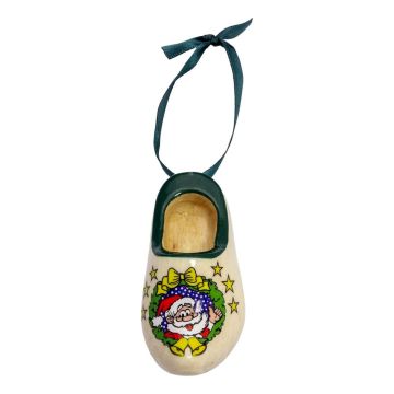 Plain Wooden Christmas Clog 8 cm