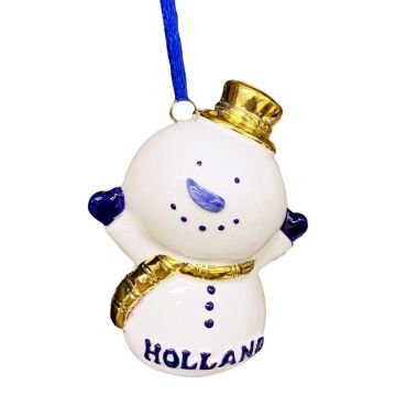 Christmas decoration "Snowman with hat"