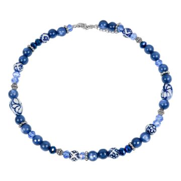 Ketting Delfts blauw 'Markiezin'